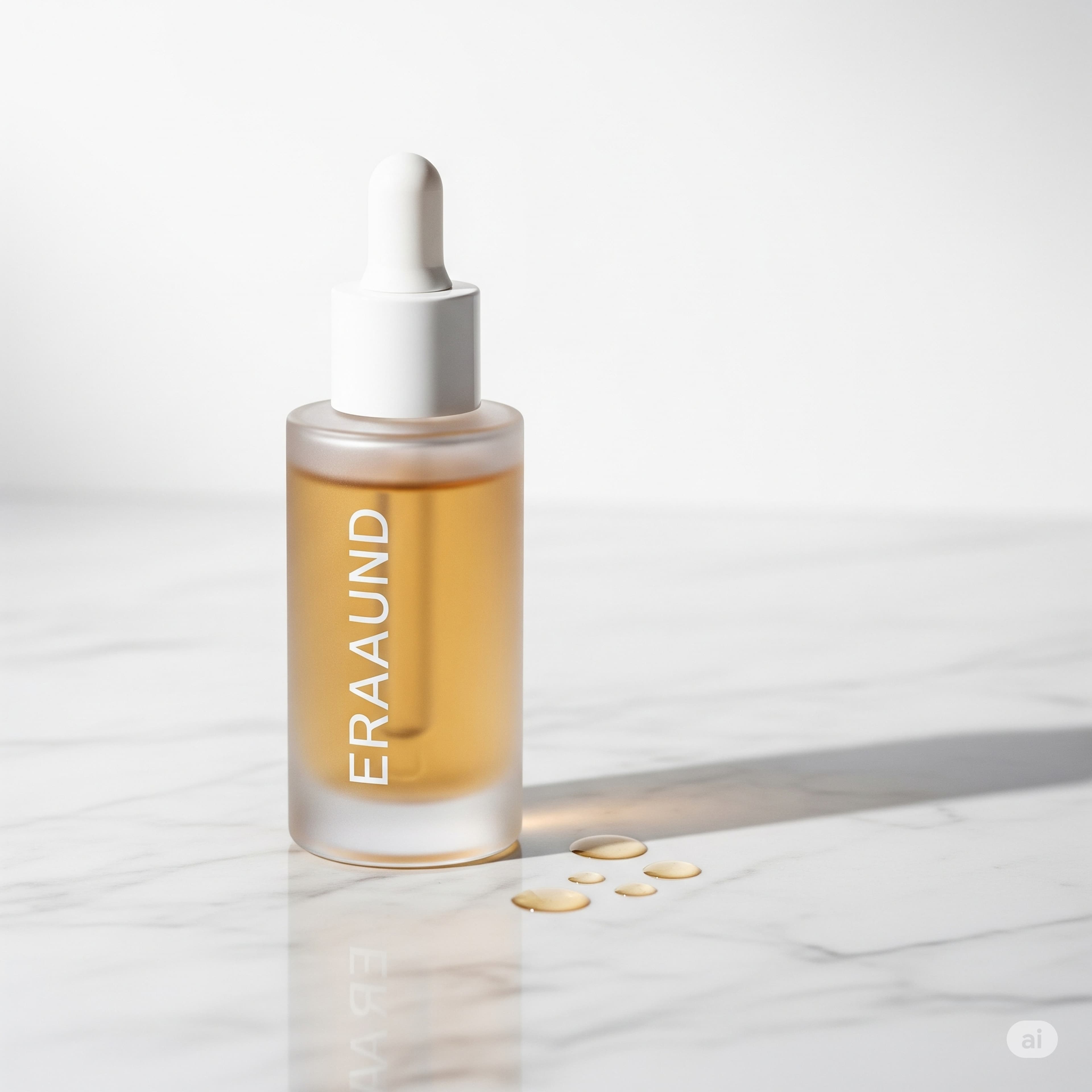 Beauty serum bottle - Before